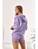 Purple tracksuit set with shorts 1840 - Online store - Boutique